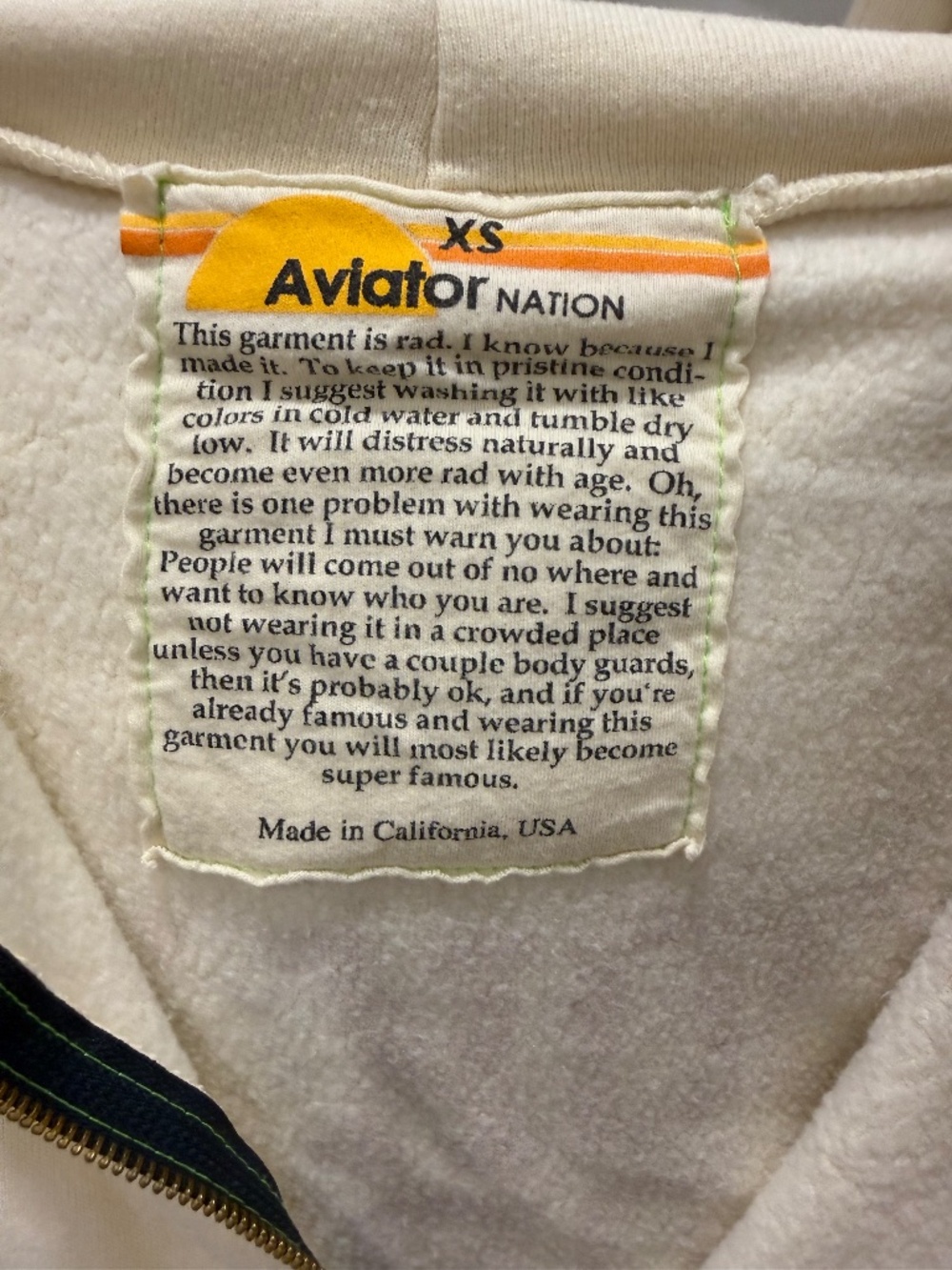 Aviator Nation UT Austin Longhorns Sweatshirt, Size XS - Picture 3 of 6